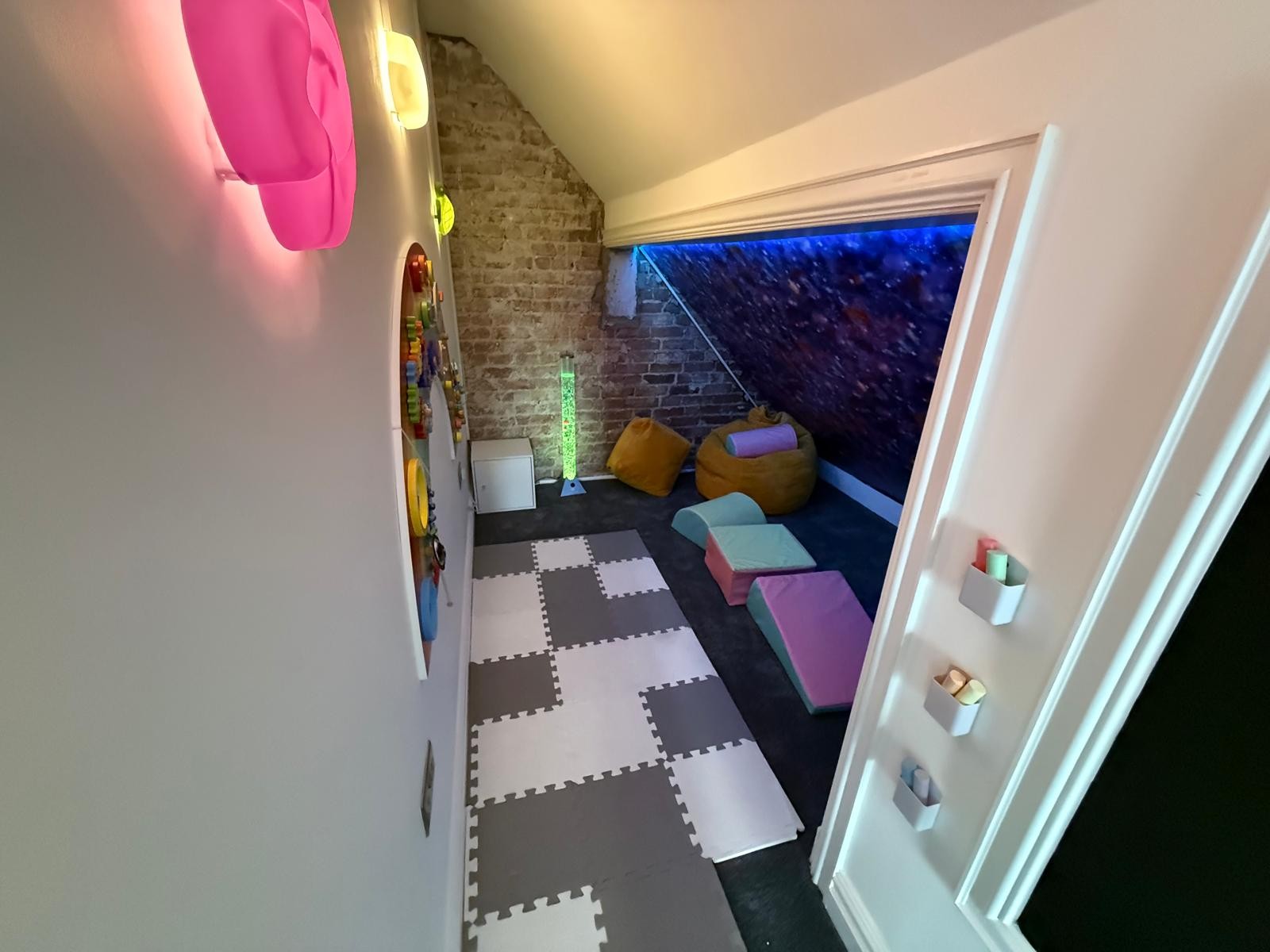 Victoria House cosy sensory nook with bean bags